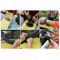 Bagażnik dachowy Rockbros XP1001 na przyssawkach na 1 rower - czarny