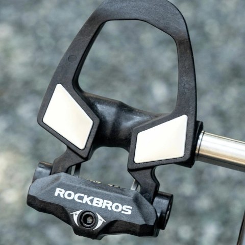 Bloki do pedałów Rockbros RD9 SPD z włókna węglowego i stopu tytanu - czarne