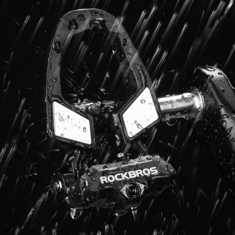 Bloki do pedałów Rockbros RD9 SPD z włókna węglowego i stopu tytanu - czarne