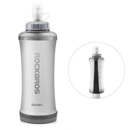 Bukłak Rockbros 350017001 soft flask miękki bidon do biegania 500 ml - biały