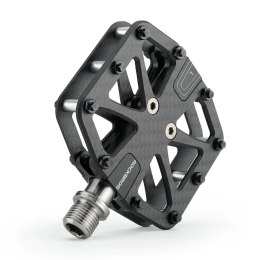 Pedały rowerowe Rockbros C525 z włokna węglowego platformowe - czarne