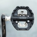 Pedały rowerowe Rockbros M108 nylonowe half-lock dwustronne - czarne