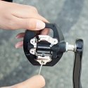 Pedały rowerowe Rockbros M108 nylonowe half-lock dwustronne - czarne