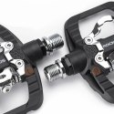 Pedały rowerowe Rockbros PD303 platformowe half-lock - czarne