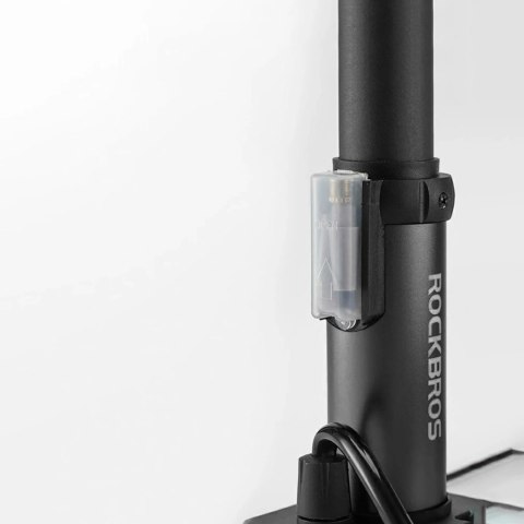 Pompka rowerowa Rockbros 4522L nożna ultralekka - czarna