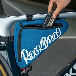Torba rowerowa Rockbros G002 Flash Journey na ramę trójkątna 1.4 l - niebieska