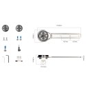 Uchwyt na licznik rowerowy Rockbros FK-307T stop tytanu - tytanowy
