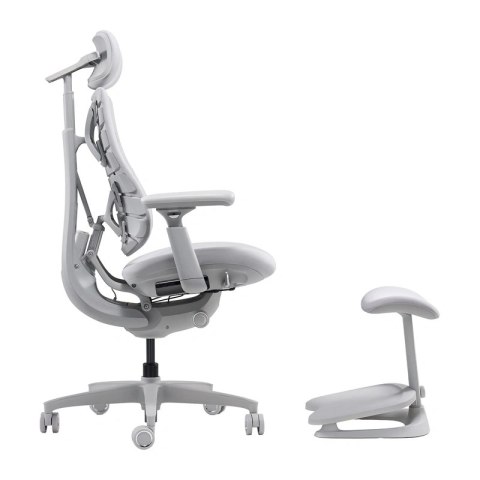 Krzesło ergonomiczne LiberNovo Omni 45cm (szare)