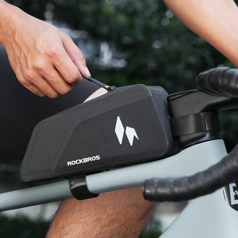 Torba na górną rurę Rockbros AS-151 RideMate wodoodporna - czarna