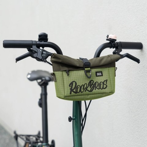 Torba przednia Rockbros W020 dwufunkcyjna, na rower/na ramię - zielona