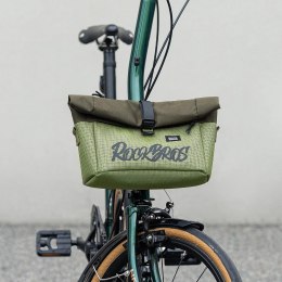 Torba rowerowa Rockbros W020-1 na kierownicę składana - zielona