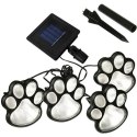 LAMPA SOLARNA ŁAŃCUCH SOLARNY 3M 4 ŁAPKI