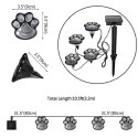LAMPA SOLARNA ŁAŃCUCH SOLARNY 3M 4 ŁAPKI