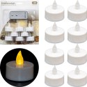 ZESTAW 8 ŚWIECZEK TEA LIGHT LED Z PILOTEM