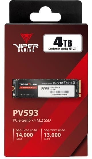 Dysk SSD PATRIOT PV593P4TBM28H (M.2 2280″ /4 TB )