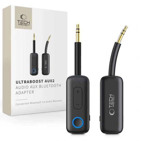 Adapter audio Tech-Protect Ultraboost AU02 Bluetooth 5.4 - czarny