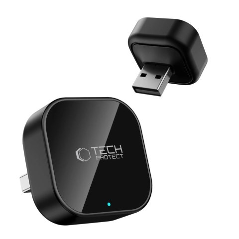 Adapter Tech-Protect Ultraboost CA01 USB Bluetooth 5.4 Apple CarPlay / Android Auto - czarny