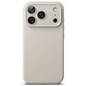 Etui plecki na iPhone 17 Pro Silicone Magnetic MagSafe - beżowe
