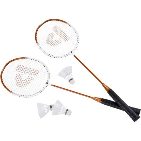 ZESTAW DO BADMINTONA W POKROWCU POMARAŃCZOWY 6W1 DONNAY