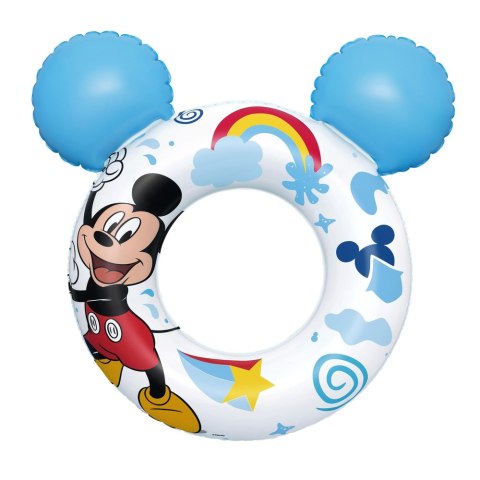 Koło Dmuchane Dla Dzieci Mickey Mouse Z Uszami Niebieskie Bestway 9102K