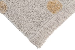 Lorena Canals Dywan bawełniany Hippy Dots Natural Honey 120 x 160 cm