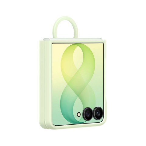 EF-EF776CGE Samsung Silicone Magnetic Cover with Ring for Galaxy Z Flip 8 Green
