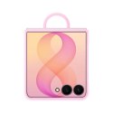 Etui Samsung Silicone Ring Magnet Cover do Samsung Galaxy Z Flip 8 z pierścieniem kompatybilne z MagSafe - różowe