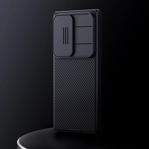 Etui Nillkin CamShield Pro na Samsung S25 Ultra z osłoną na aparat - czarne