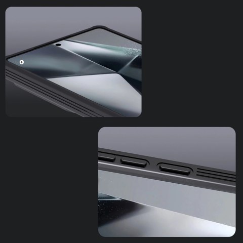 Etui Nillkin CamShield Pro na Samsung S25 Ultra z osłoną na aparat - czarne