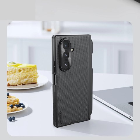 Etui Nillkin Super Frosted Shield Fold Magnetic na Samsung Galaxy Z Fold 7 kompatybilne z MagSafe - czarne