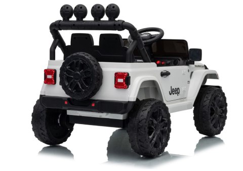 Pojazd Na Akumulator Jeep Rubicon DK-JWR558 24V Biały