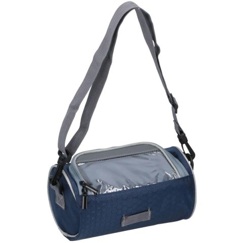 SAKWA TORBA ROWEROWA 2W1 NA KIEROWNICĘ DUNLOP - NAVY