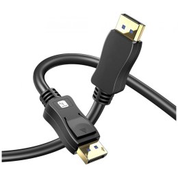 TECHLY Kabel DisplayPort 2.1 10K*60Hz 3 m 54G czarny ICOC DSP-A21-030