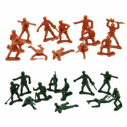 Zestaw Wojskowy Militarny Żołnierzyki Pojazdy Statki Myśliwce Baza 54 el.