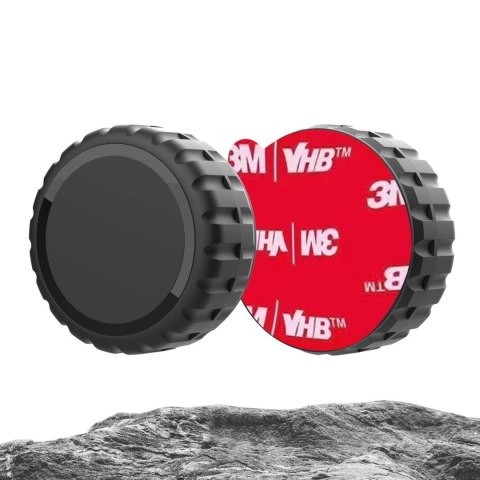 Etui Wozinsky WAT-48-0Y2S na Apple AirTag zakręcane wodoodporne samoprzylepne 4 szt. - czarne