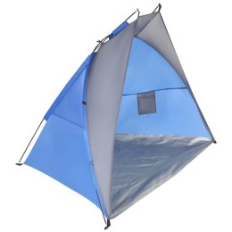 NAMIOT OSŁONA PLAŻOWA SUN 200x120x120cm SZARO-NIEBIESKA ENERO CAMP