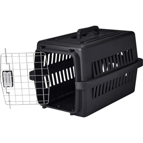 TRANSPORTER DLA ZWIERZĄT 48 X 32 X 29,5 CM PETS COLLECTION CZARNY