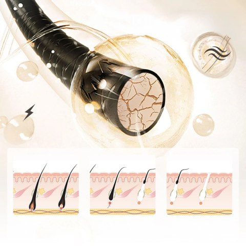 Depilator IPL MAXGROOM JD-TM003 do usuwania włosów - biało-różowy