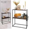 REGAŁ STOLIK NA KWIATY KWIETNIK 2 POZIOMY 70X31X85 MDF METAL