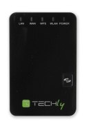 TECHLY Range Extender/Repeater/Router N300 dogniazdkowy 301078