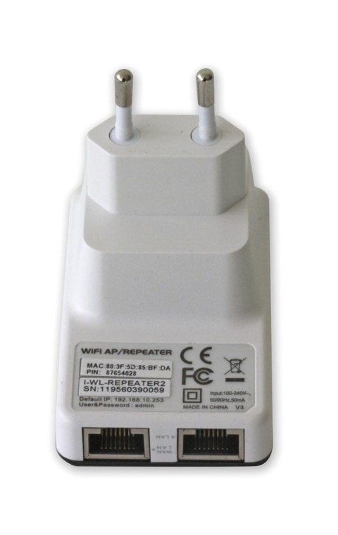 TECHLY Range Extender/Repeater/Router N300 dogniazdkowy 301078