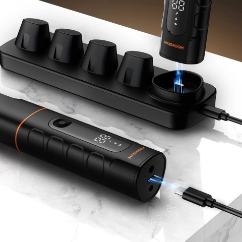 Trymer MAXGROOM LK-892 wielofunkcyjny z wymiennymi końcówkami - czarny