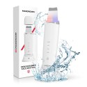 Urządzenie do peelingu kawitacyjnego MAXGROOM M-169 ultradźwiękowe z terapią światłem LED - białe