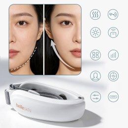 Masażer Belleskin by MAXGROOM M-170 do twarzy i podbródka EMS LED - biały