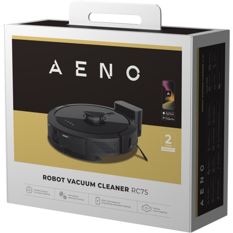 AENO RC7S Robot sprzątający 2w1 nawigacja laserowa 4000Pa czarny