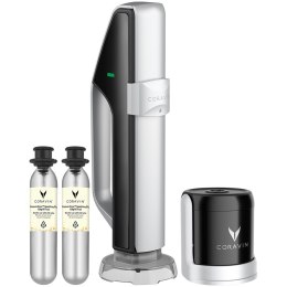 CORAVIN Sparkling, System do przechowywania wina - czarny/srebrny