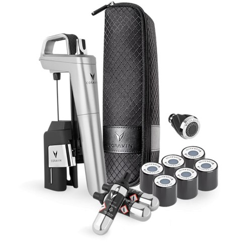 CORAVIN Timeless Six Plus, System do przechowywania wina, Srebrny