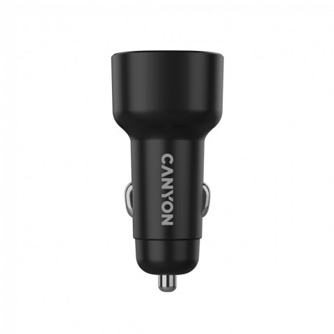 CANYON Ładowarka samochodowa OnDrive 85 PD 85W USB-A+USB-C czarna