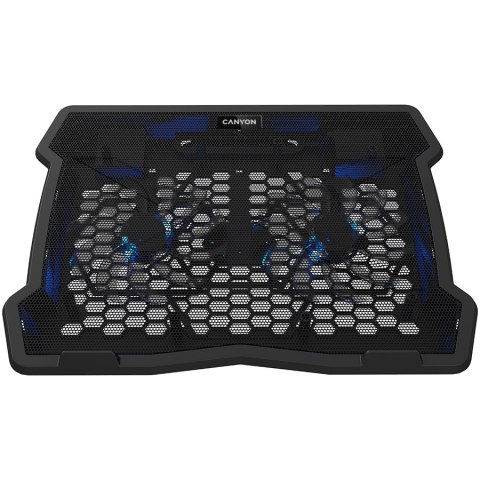 CANYON Podstawka chłodząca NS03 2 Wentylatory 2USB LED Czarna