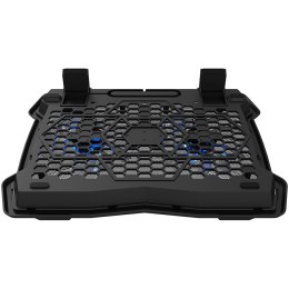 CANYON Podstawka chłodząca NS03 2 Wentylatory 2USB LED Czarna